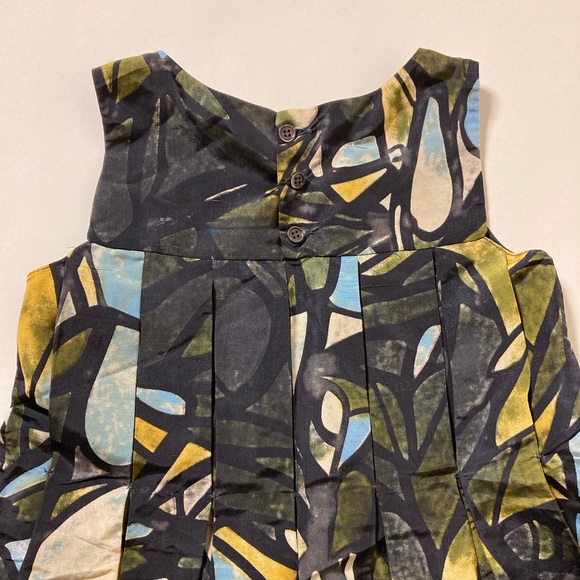 Marni NWT Girls Silk Printed Dress Size 4 - Picture 5 of 7